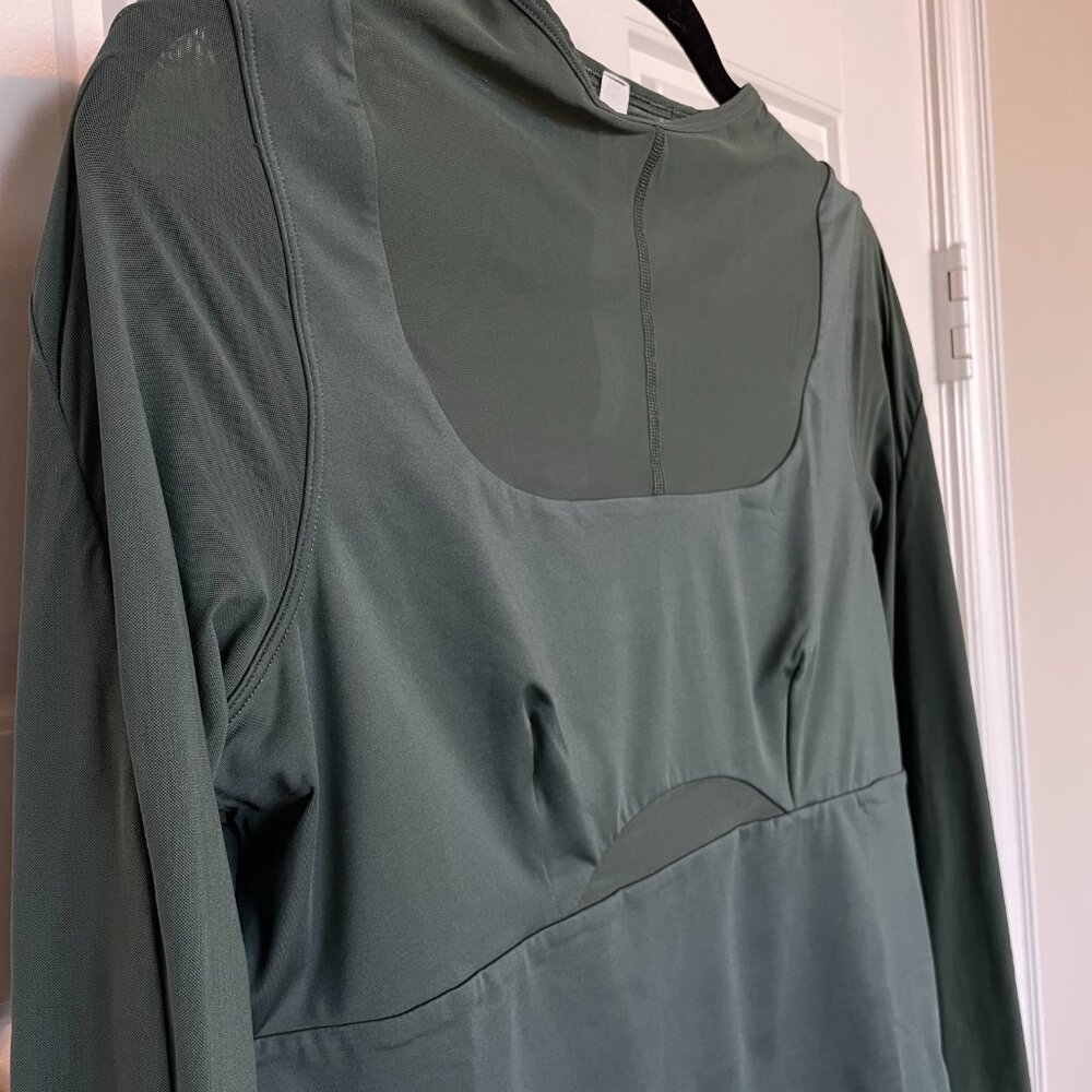 Lululemon Align Sheer Mesh Block Long Sleeve Top